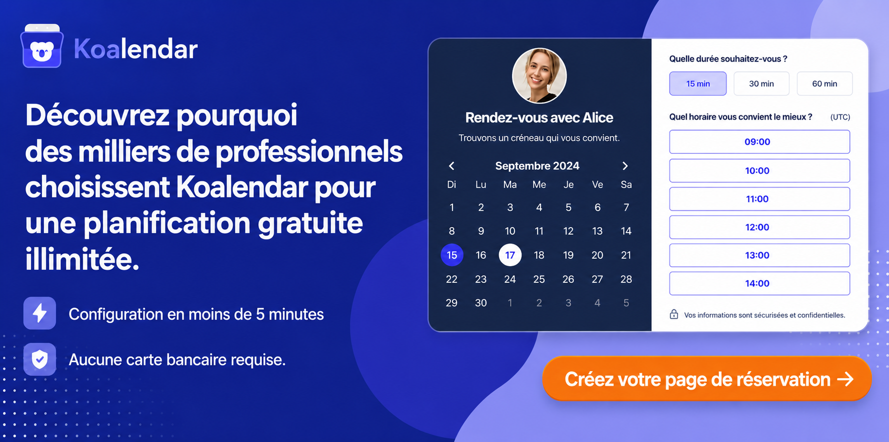 Koalendar, un outil à envisager lorsque vous hésitez entre Zoom Scheduler et Calendly