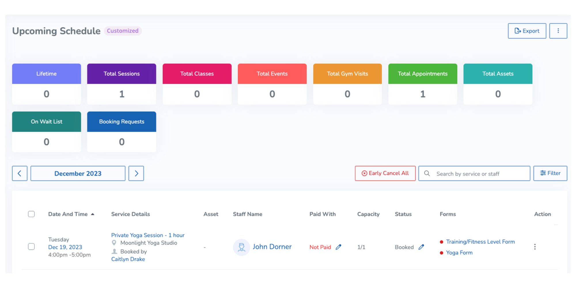 wellnessliving scheduling software
