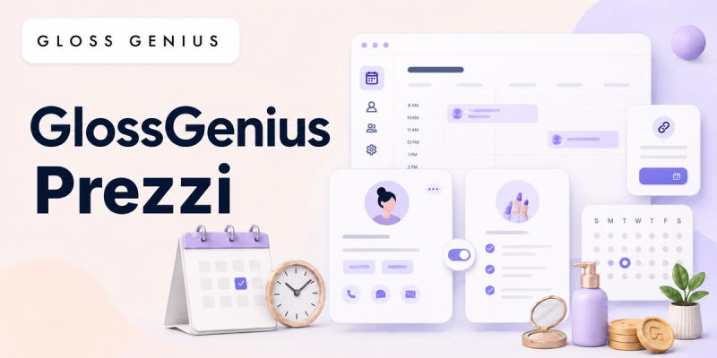 grafica dei prezzi di Gloss Genius con confronto delle funzionalità di Gloss Genius