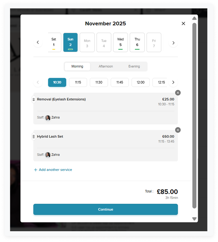 una de las principales plataformas de reserva para salones de belleza booksy