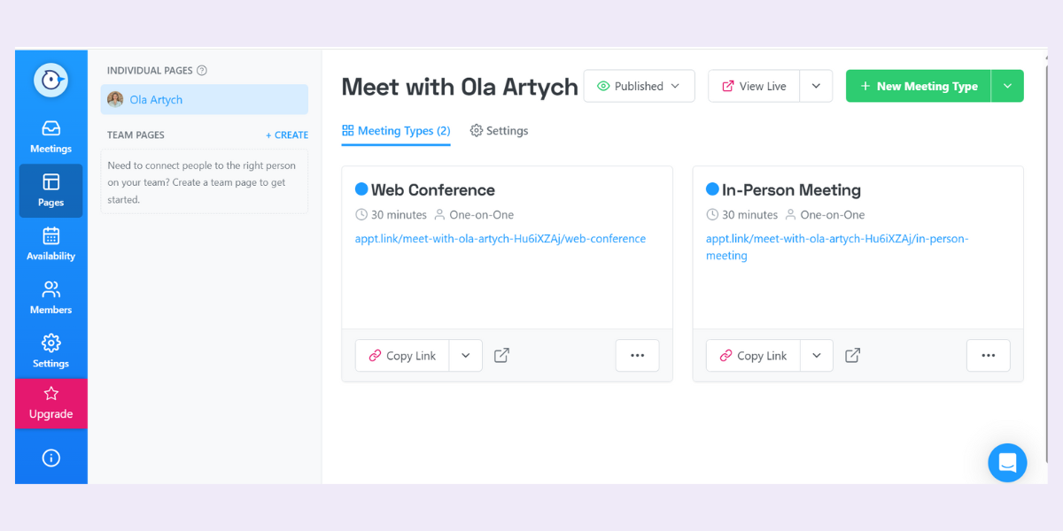 appointlet online booking systems