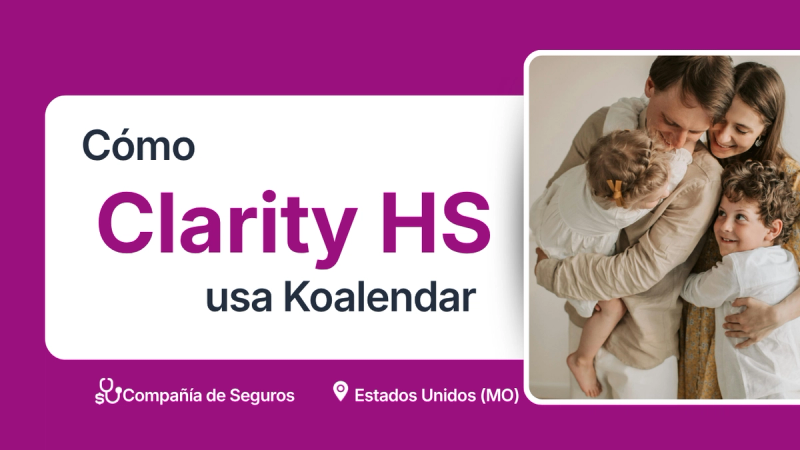 La compañía de seguros de salud gestiona las llamadas telefónicas con la herramienta de programación koalendar