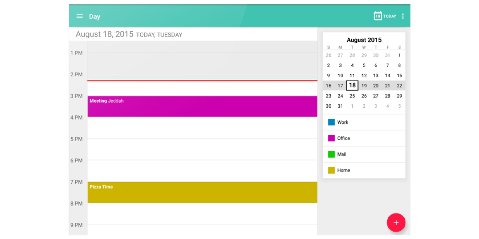 Etar  alternatives to Google Calendar for iPhone/Android.