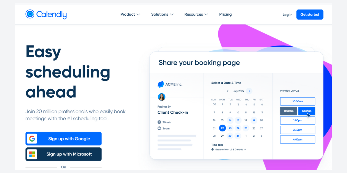 Calendly Booking Tool