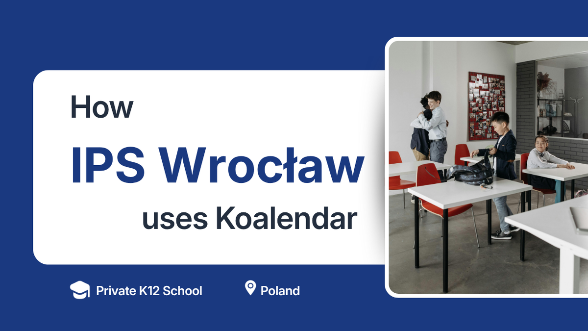Koalendar for parent teacher conferences