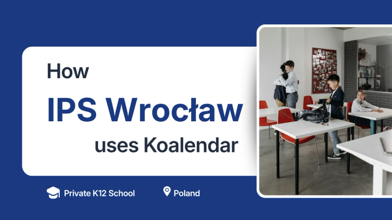 Koalendar for parent teacher conferences