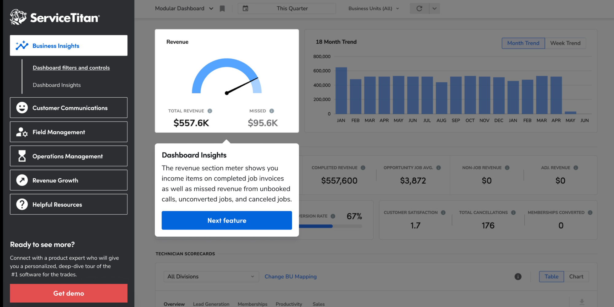 aplicación de citas para limpieza del hogar de ServiceTitan