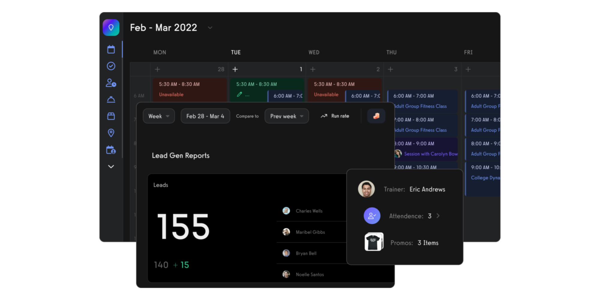 exercise.com Gym reservation app
