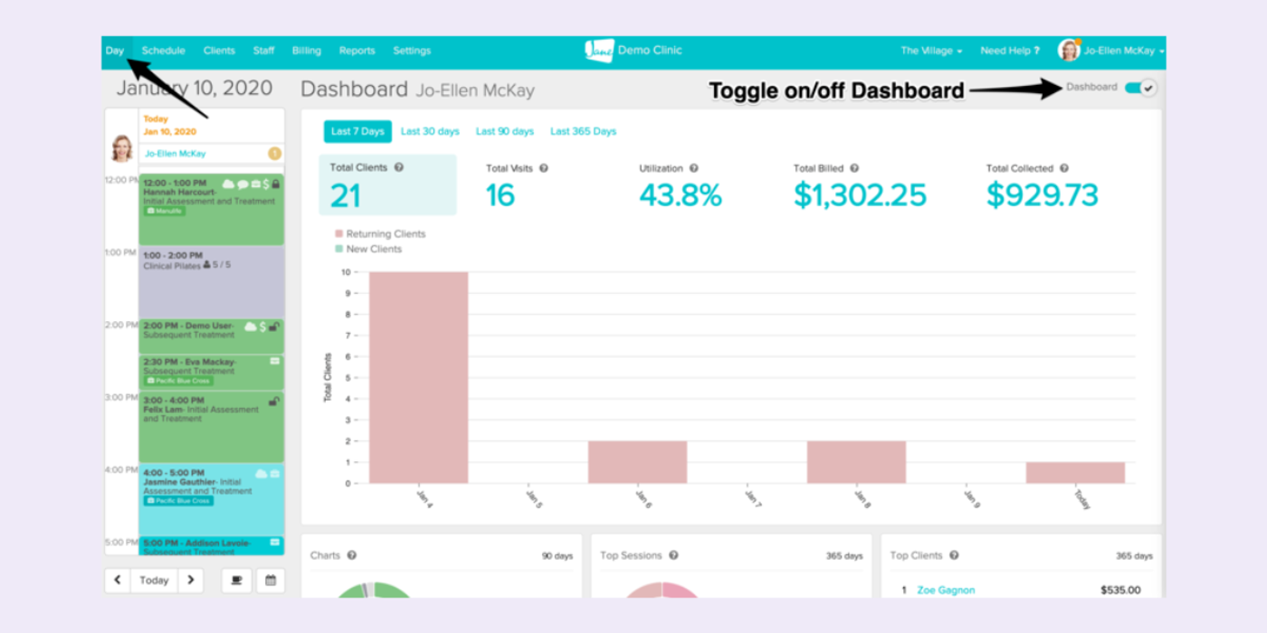 jane app clinic scheduling software