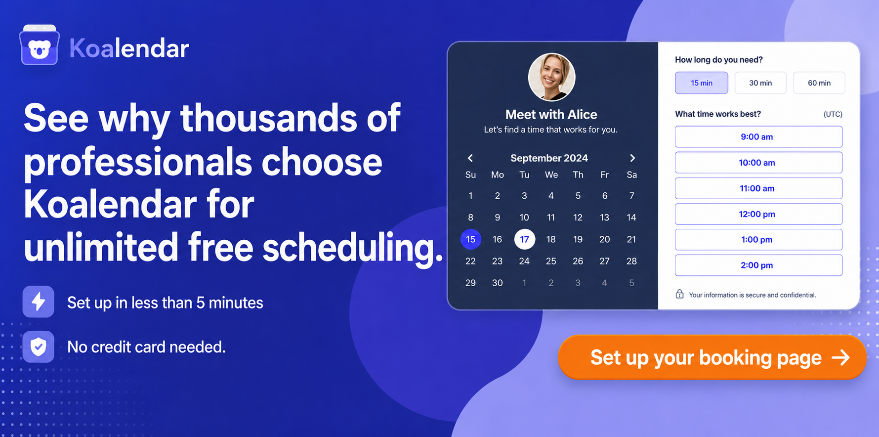 koalendar scheduling app pricing