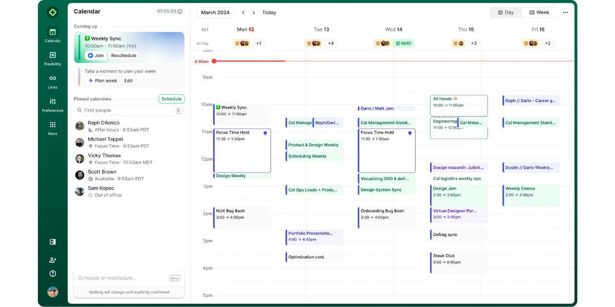 Clockwise Google Calendar alternative