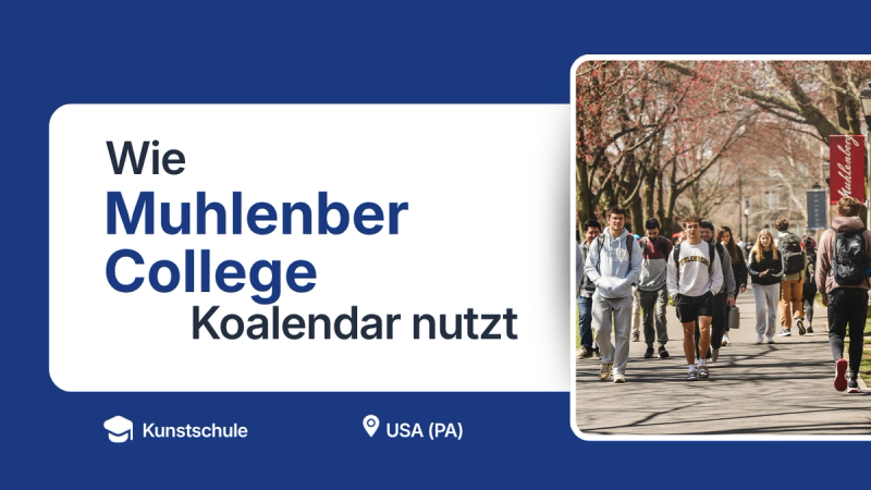 Koalendar zur Optimierung von Führungen und Zulassungen am College
