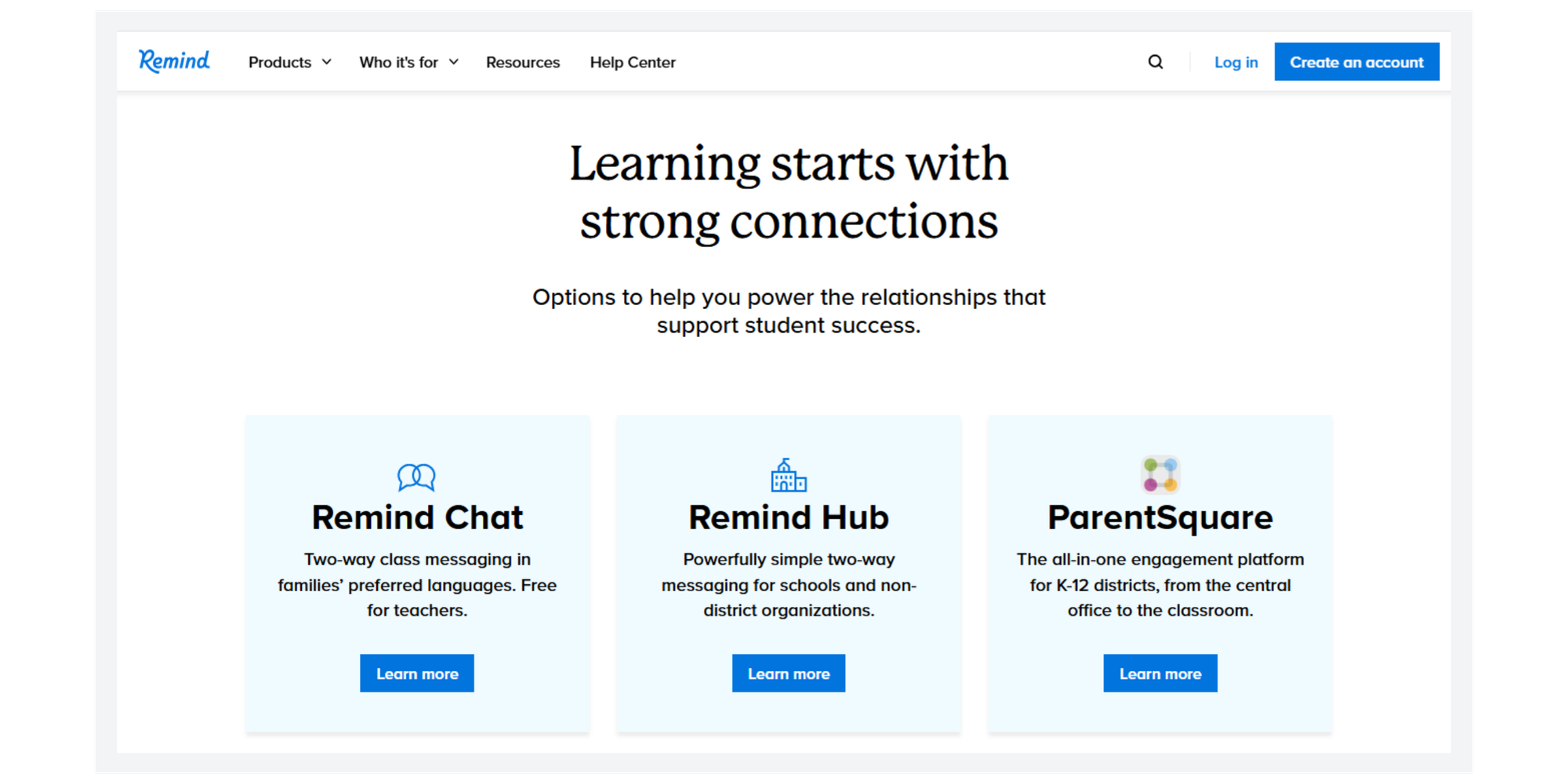 Remind Announcement Software schools use case
