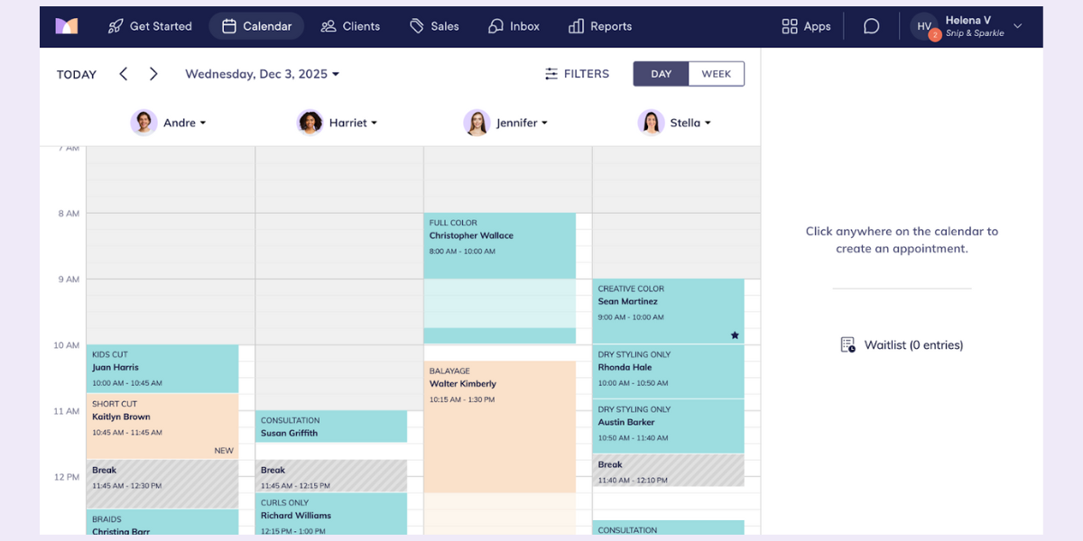 Mangomint salon scheduling software for efficient workflow in tanning salon scheduling system