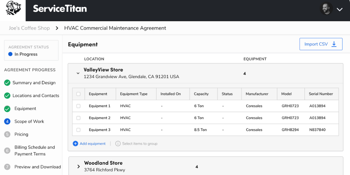 Electrical proposal in ServiceTitan software