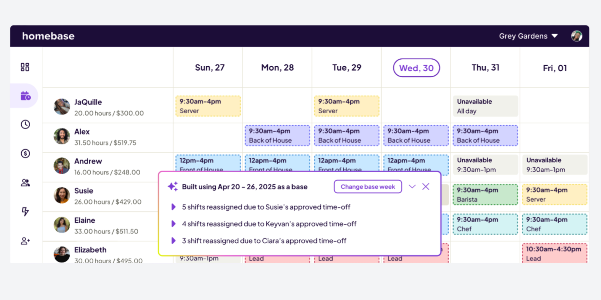 homebase app best online booking system for small business 