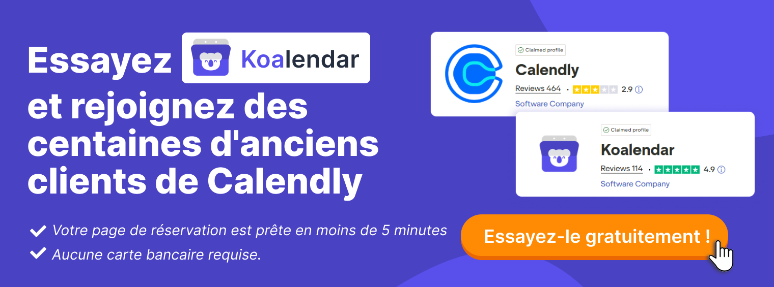 Koalendar : version gratuite vs version payante