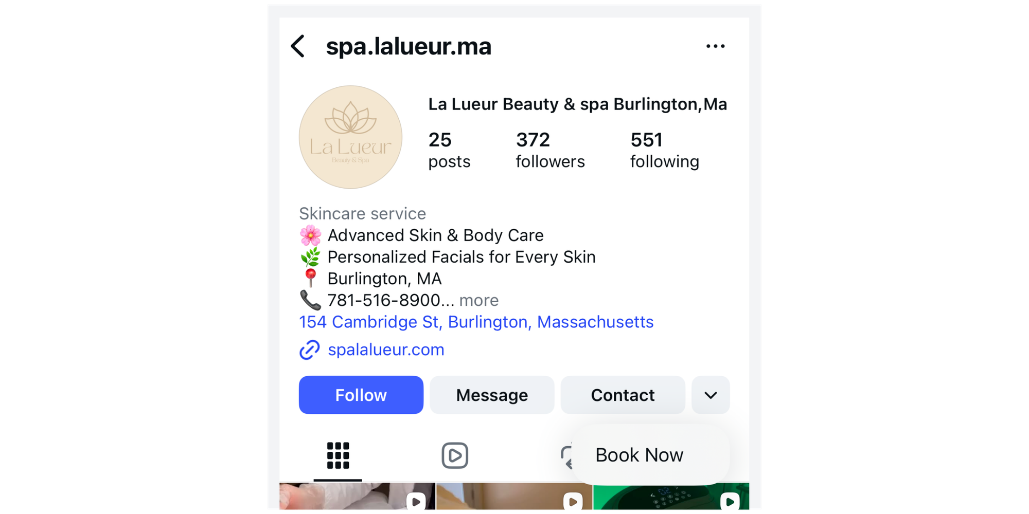 cómo añadir el botón reservar ahora en Instagram