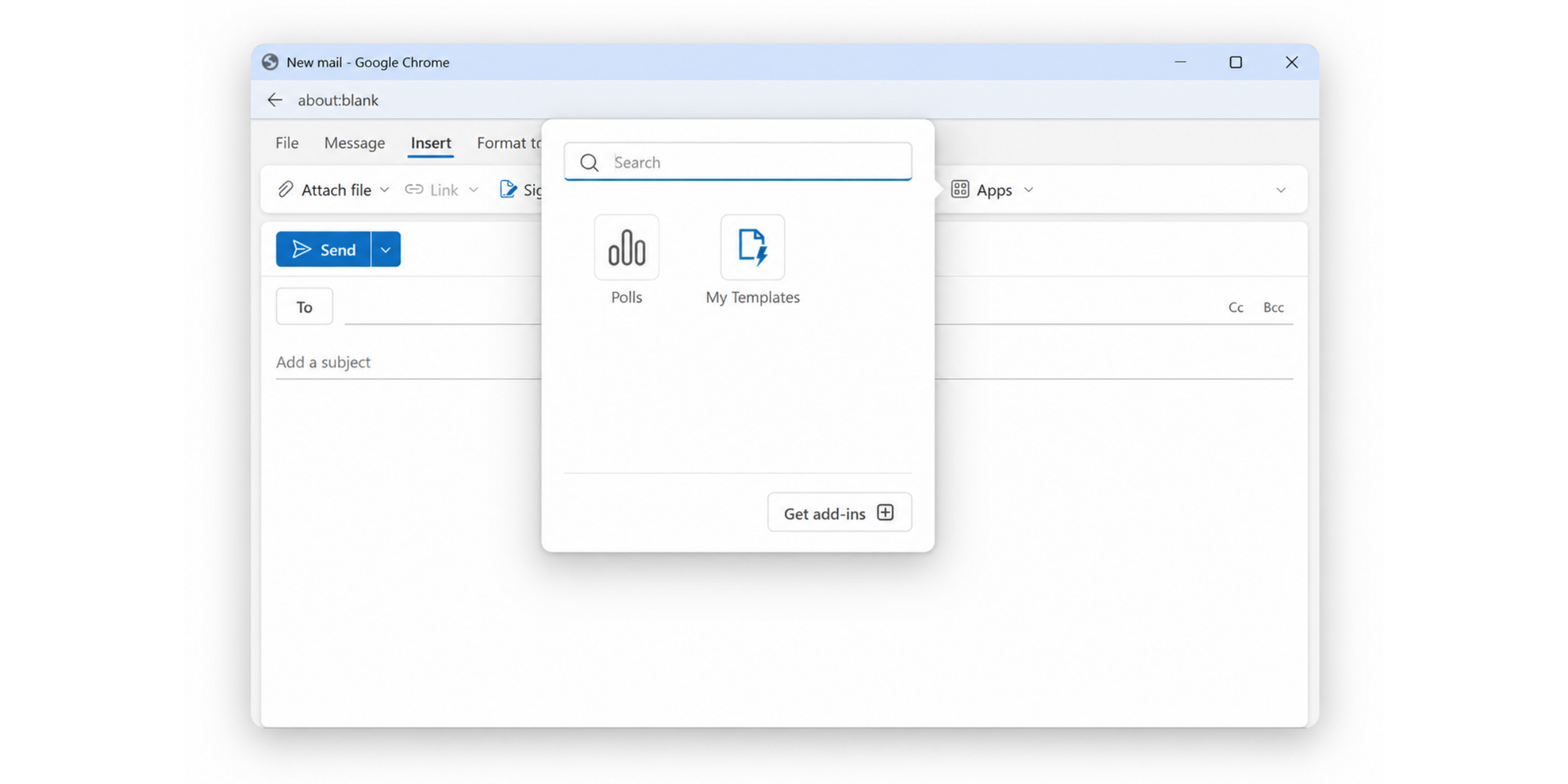 how to create a poll in outlook