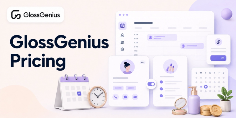 graphic of gloss genius pricing comparing Gloss genius features   