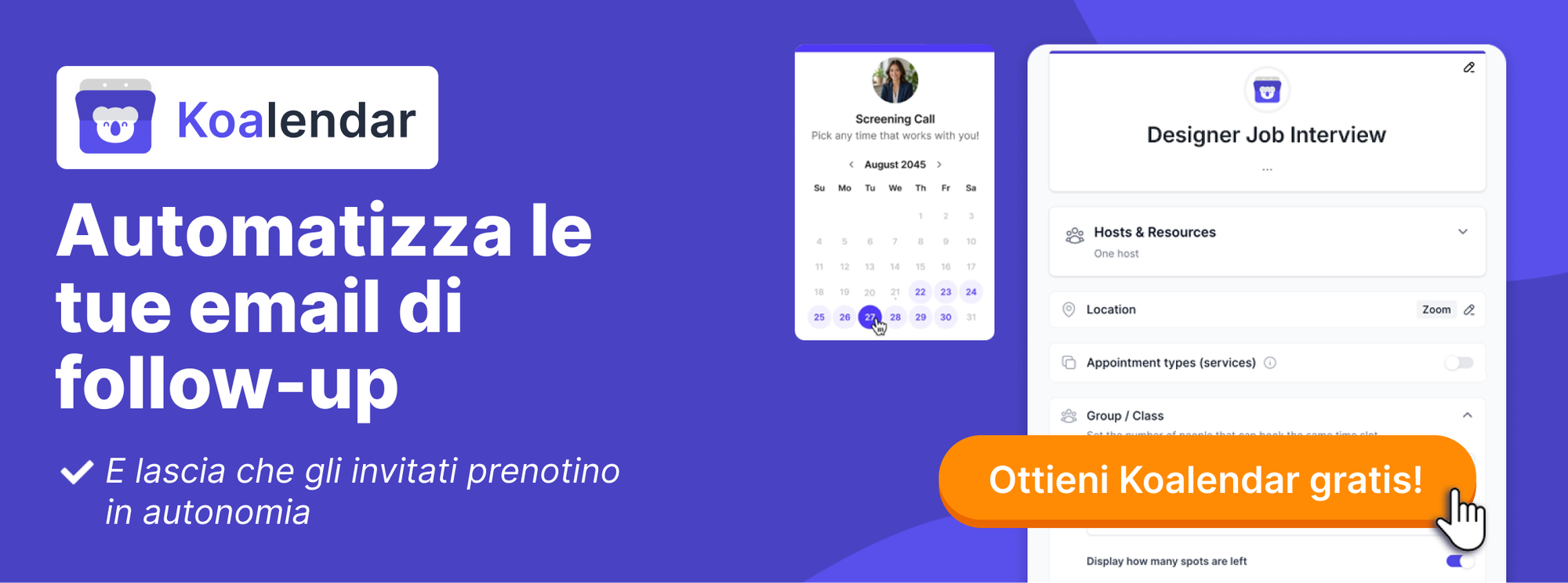 alternativa a Koalendar e Motion Calendar