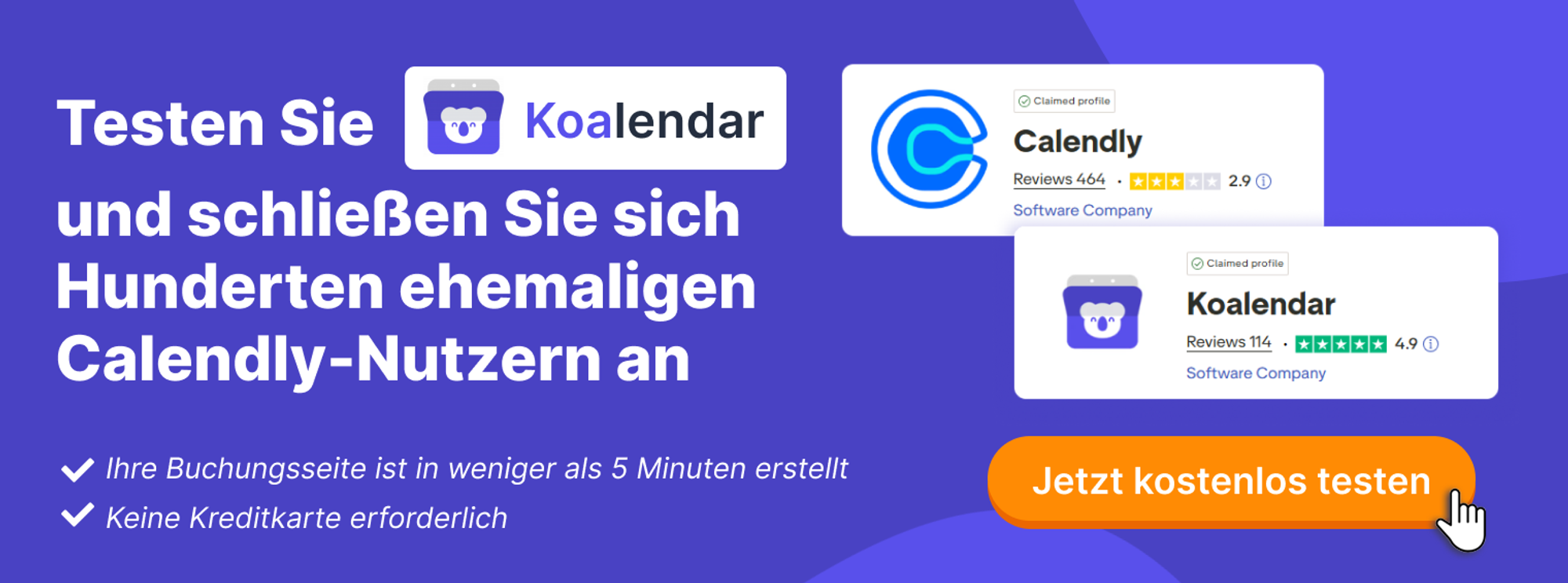 Vertrauen Sie bei den Terminplanungsbedürfnissen Ihres Kleinunternehmens auf Koalendar