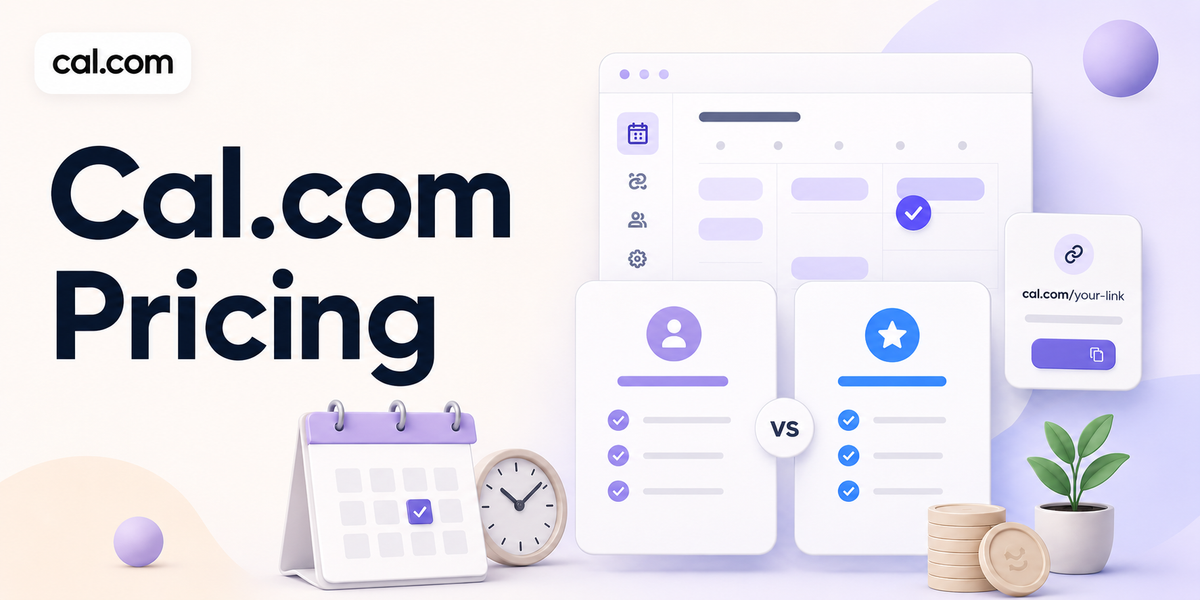 graphic of cal.com pricing