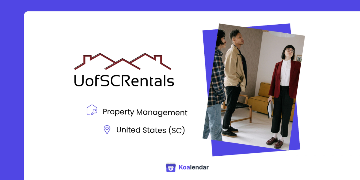 House Tour scheduled with Koalendar scheduling tool for property managers 