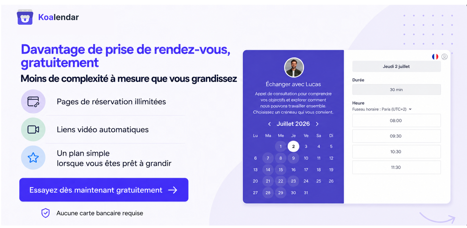Calendrier de planification