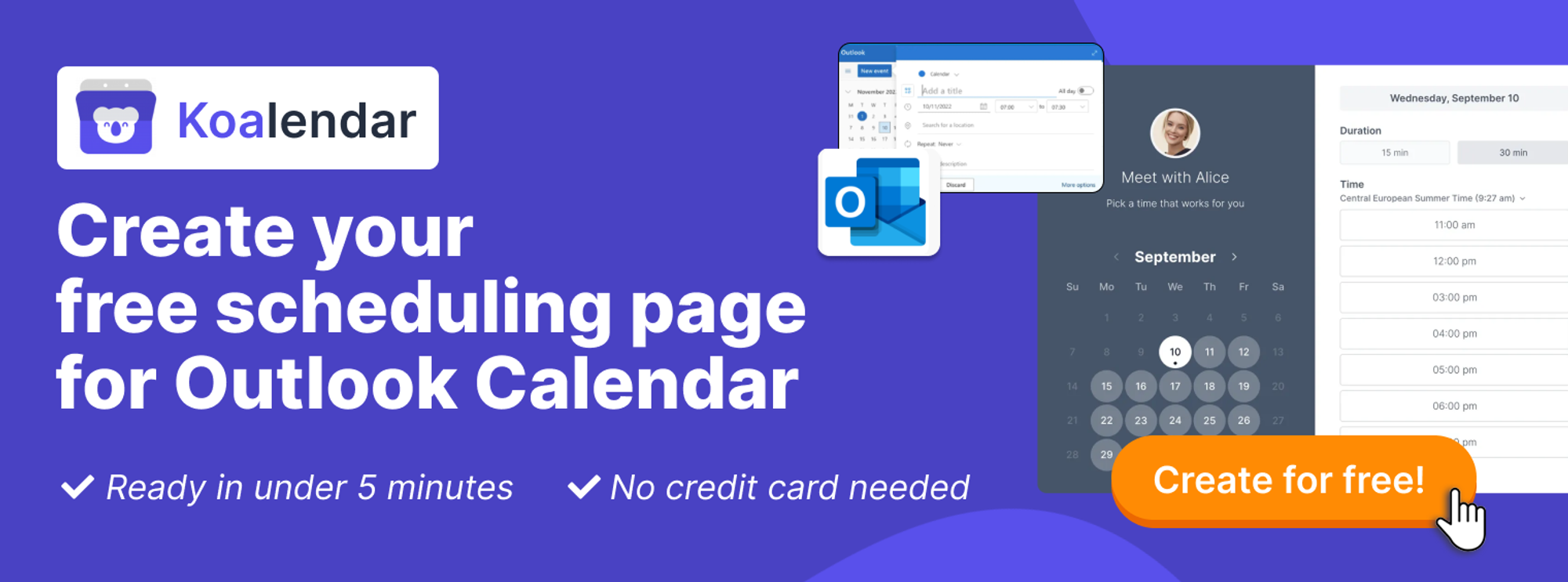 Koalendar Professional appointment booking system