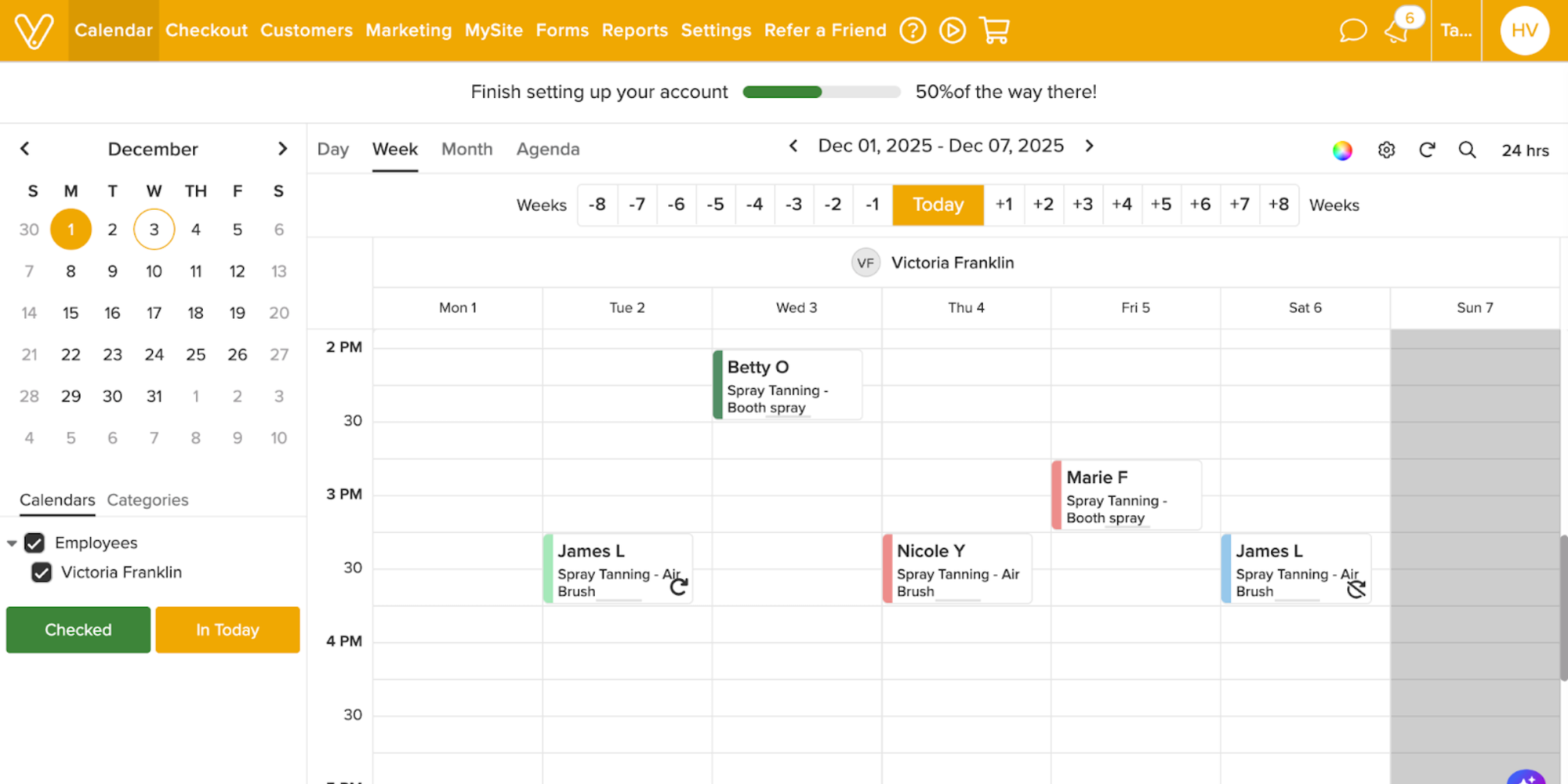 vagaro software for tanning salon