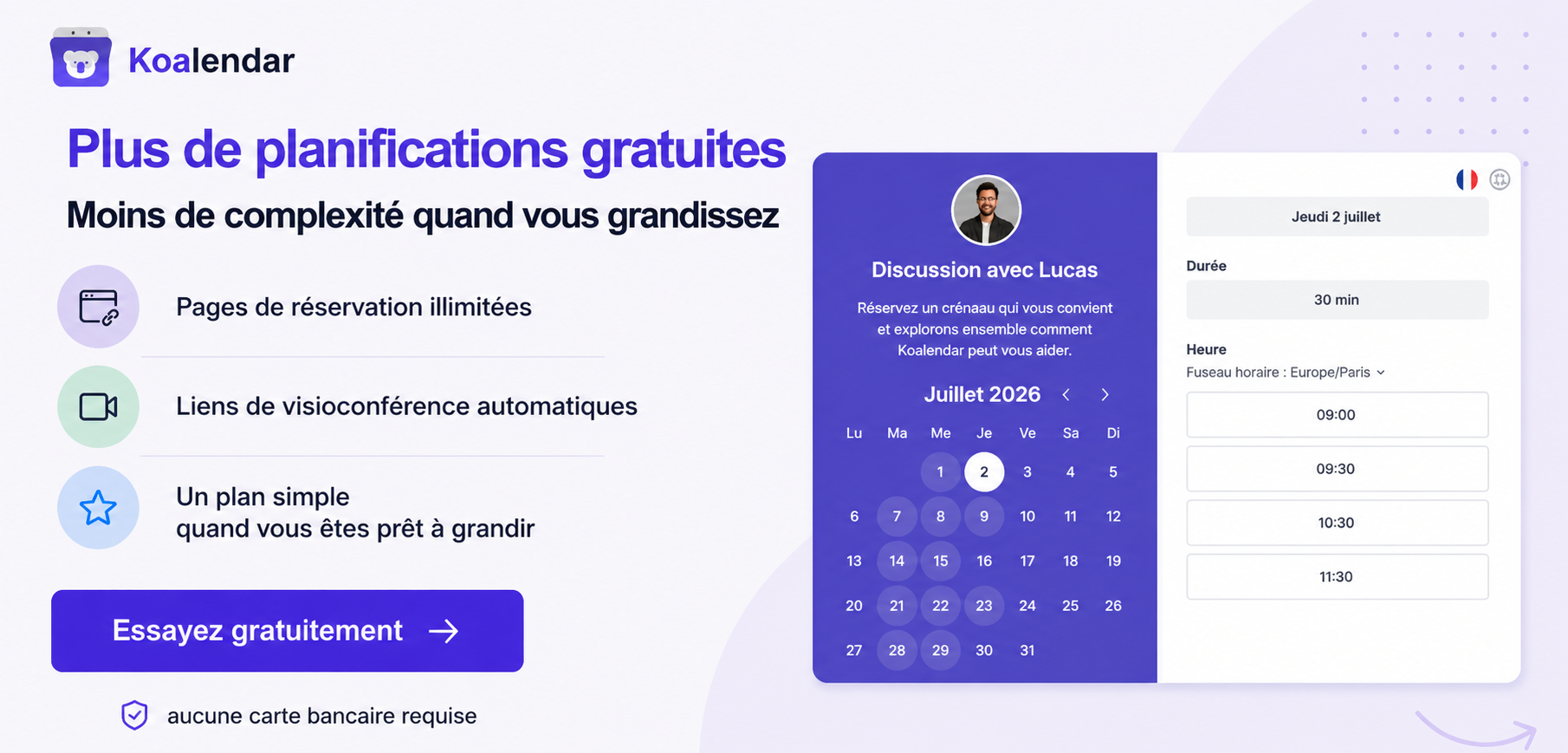 Alternative à Koalendar et Doodle
