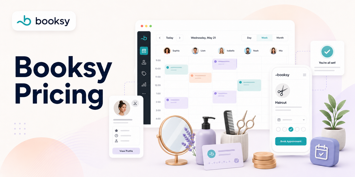 graphic of Booksy pricing