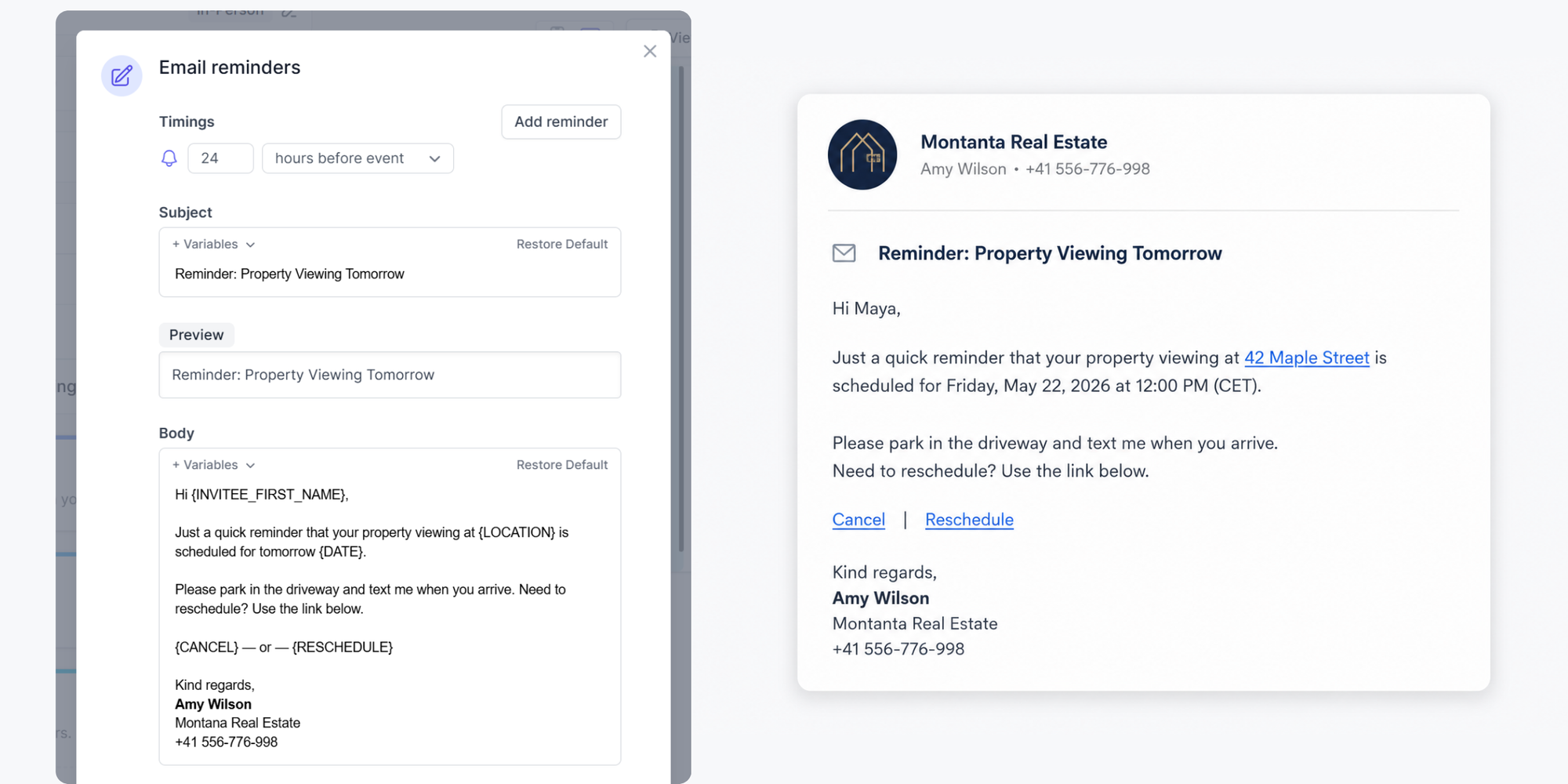 real estate workflow automation with reminders 