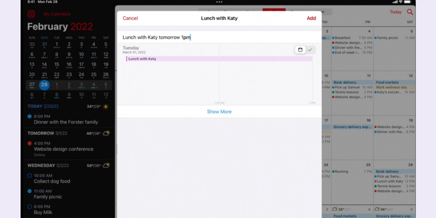 fantastical replace Google Calendar meeting scheduling