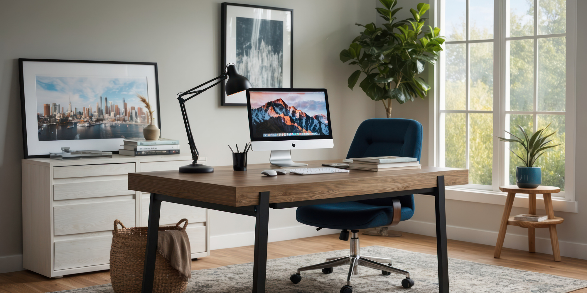 un buen despacho en casa como uno de los trucos para ser más productivo trabajando en remoto