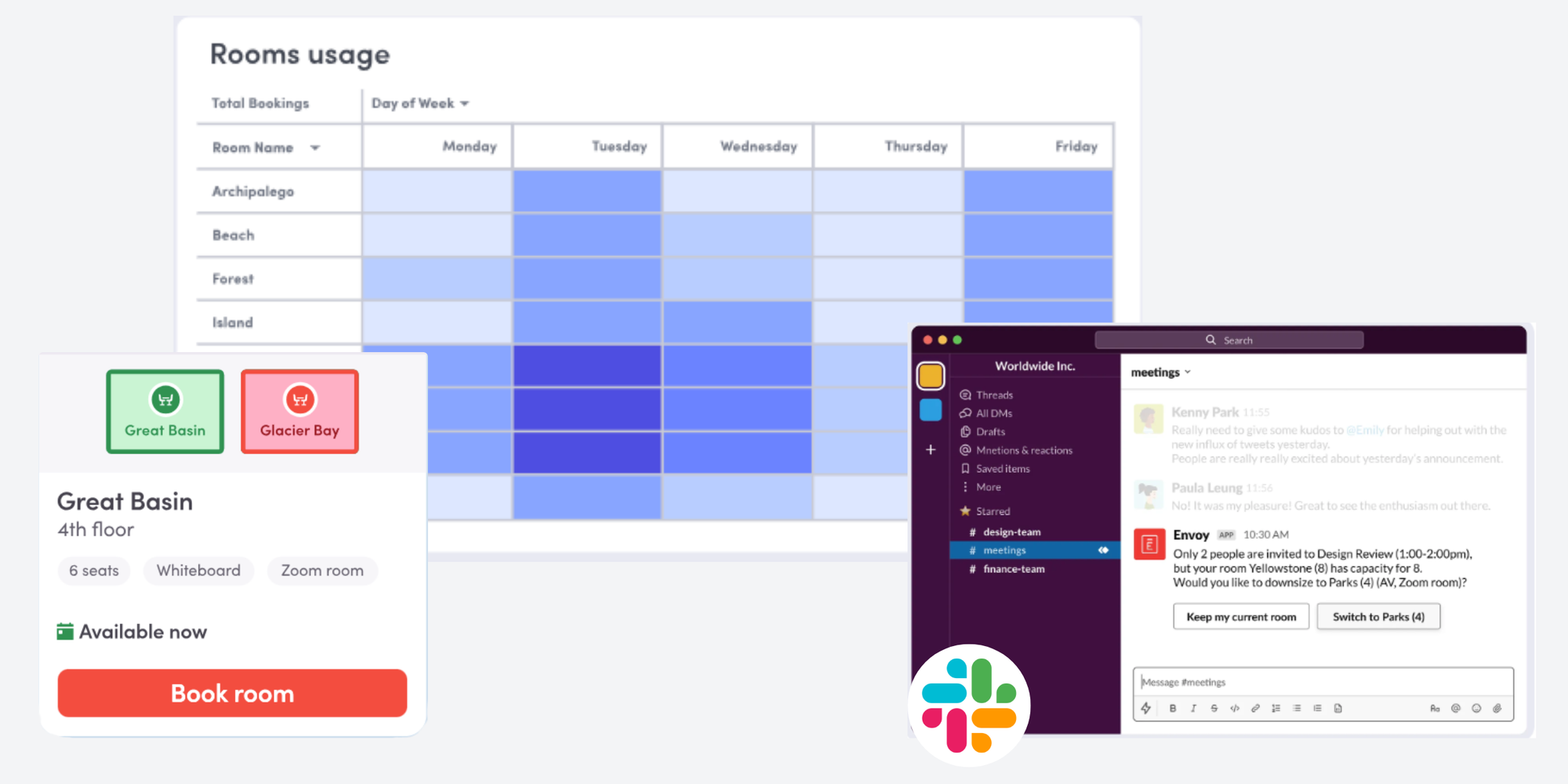 envoy room scheduling software