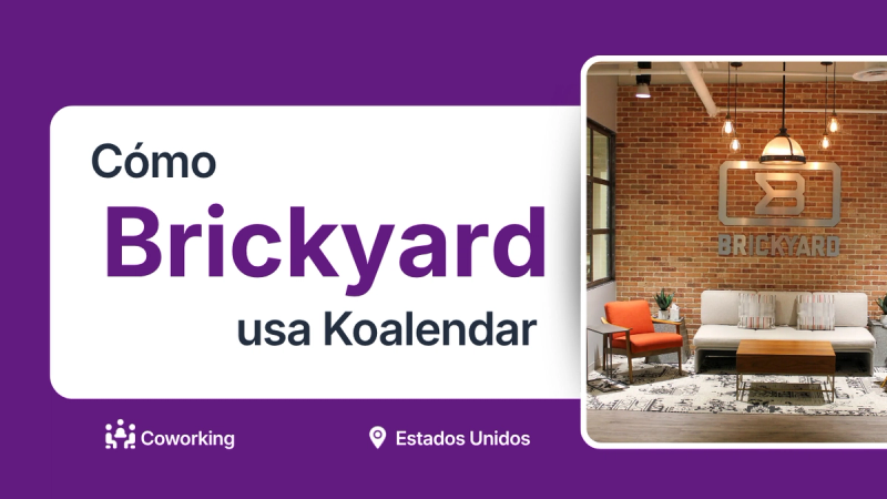 Espacio de coworking que utiliza el software de programación Koalendar para reservar visitas