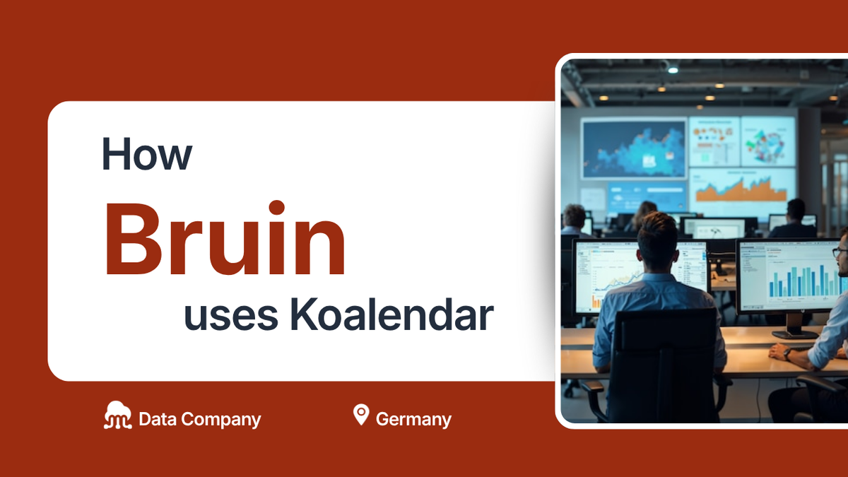 cliente bruin do software de agendamento Koalendar
