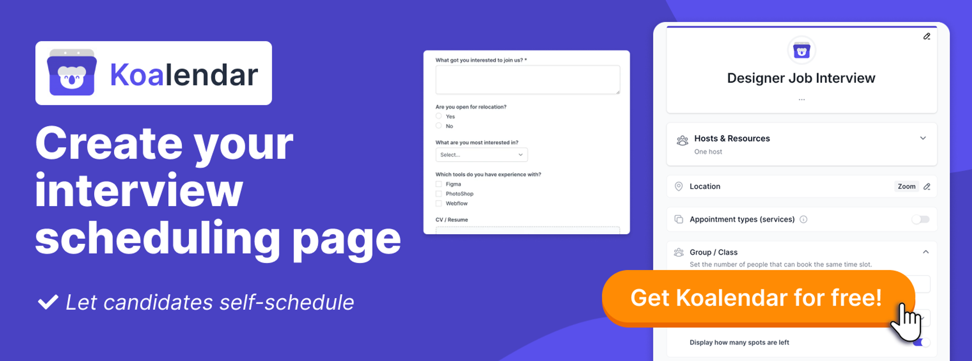 Koalendar scheduling tool to reduce meeting friction