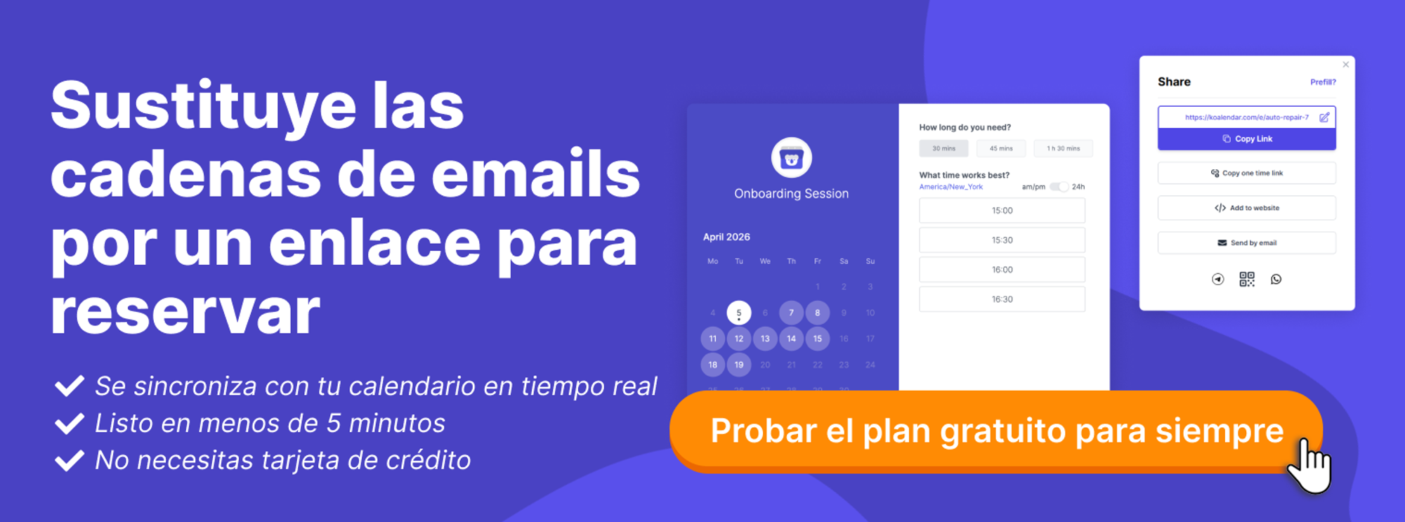 Koalendar para salones de belleza