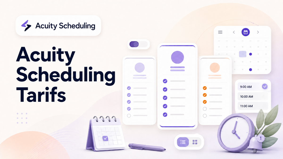 Comparaison des tarifs d’Acuity Scheduling