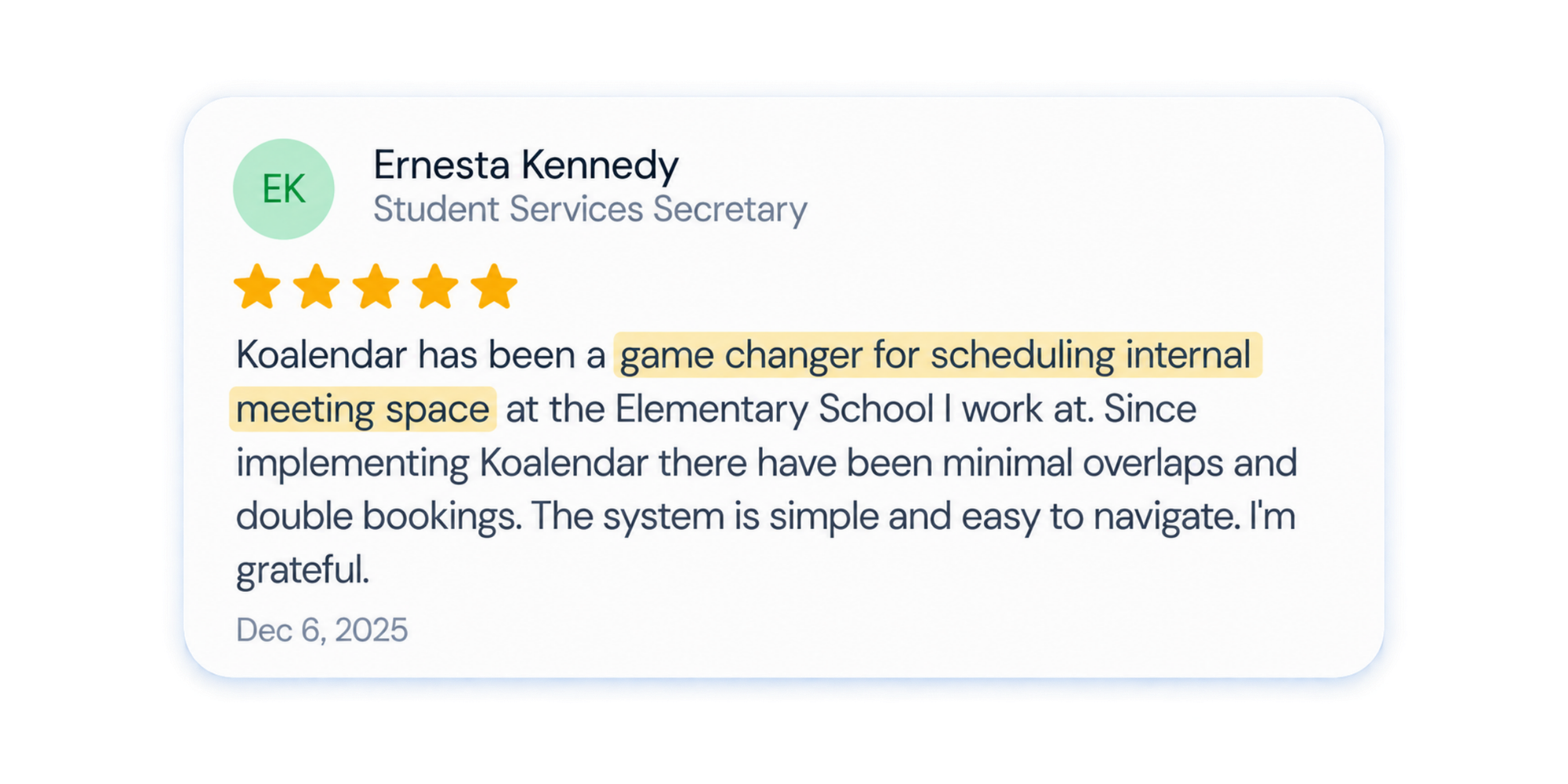 koalendar Facility booking software review