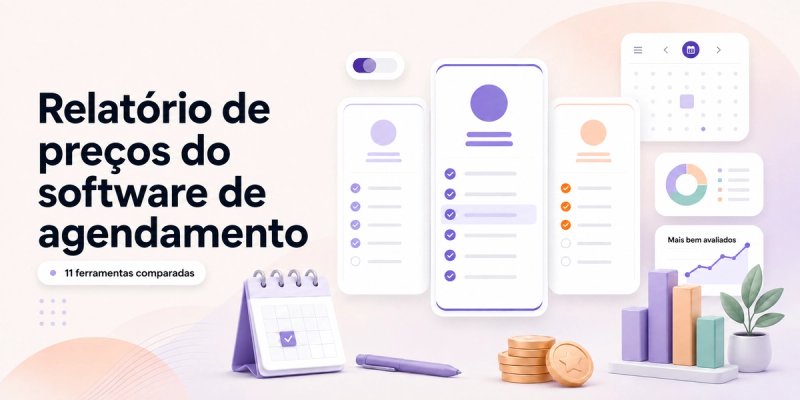 Relatório de preços de software de agendamento