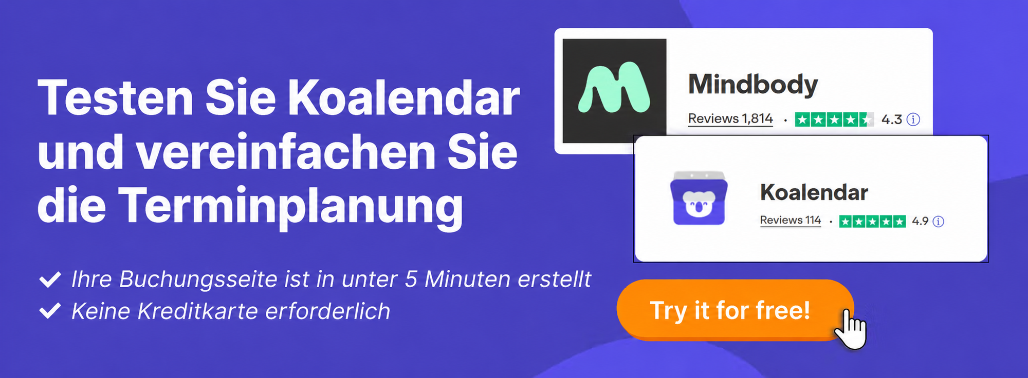 Koalendar-Terminplanungssoftware für kundenorientierte Unternehmen, um Verwaltungsaufwand zu sparen