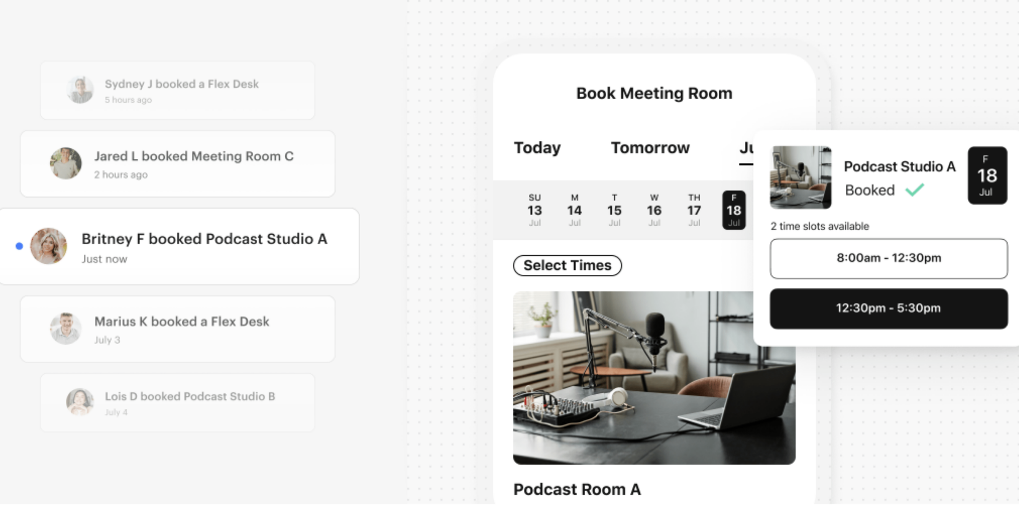 screenshot optix one of the best coworking space management software