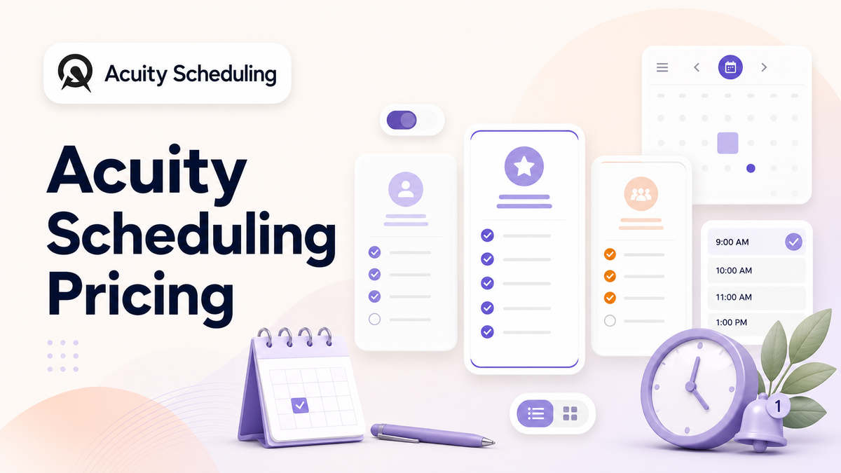 Acuity scheduling pricing comparison