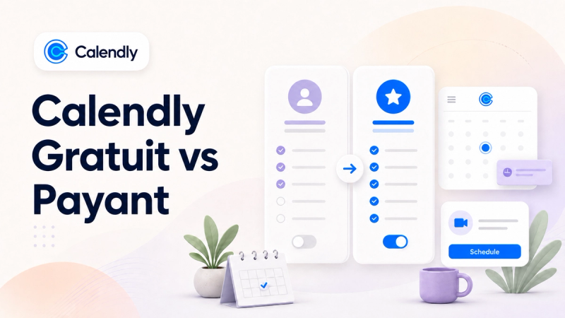 Comparaison entre les offres gratuites et payantes de Calendly