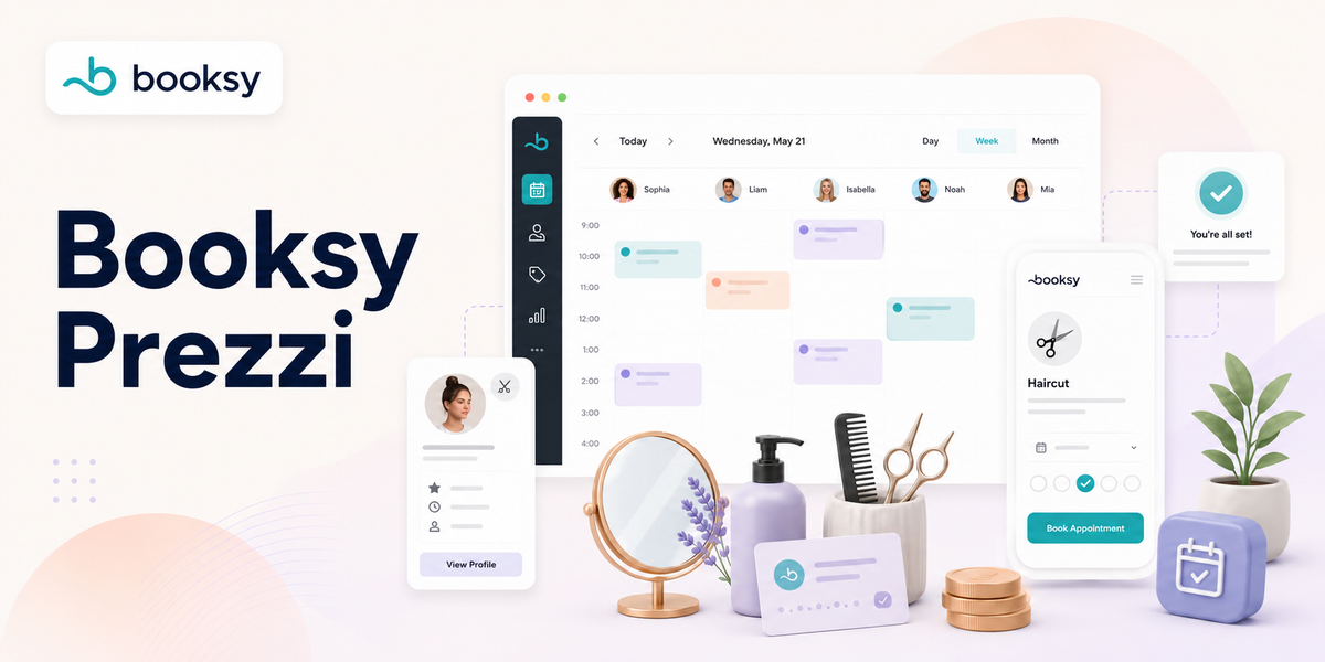 grafica dei prezzi di Booksy