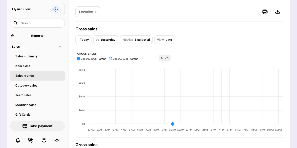 Square tanning salon booking software for tracking business performance